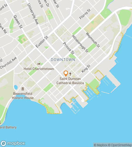 Map of scavenger hunt walking tour for Scar-lottetown: The Charlottetown Haunted Hunt