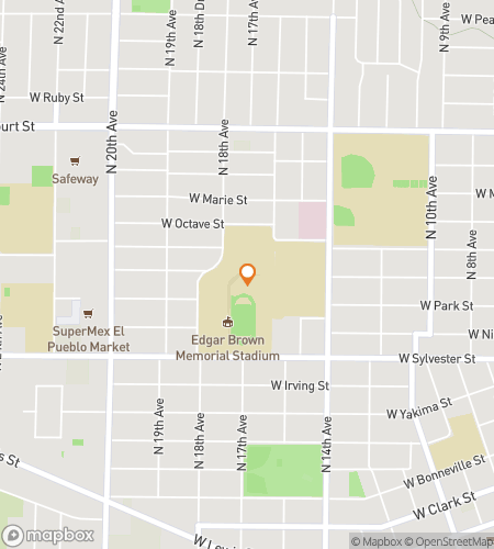 Map of scavenger hunt walking tour for Small Town Adventures