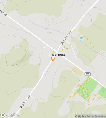 Mapa spacerowej gry terenowej na Inverness Quest-à-Palooza