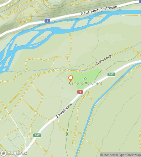 Map of scavenger hunt walking tour for Trails of Time in Leuk