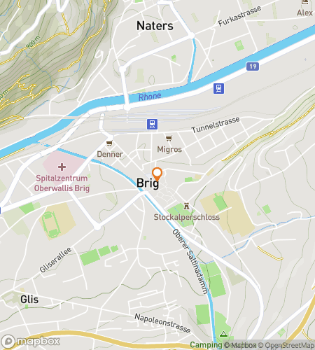 Map of scavenger hunt walking tour for Brigs Downtown Delight Hunt