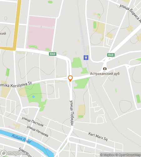 Map of scavenger hunt walking tour for Astrakhan Scavenger Hunt