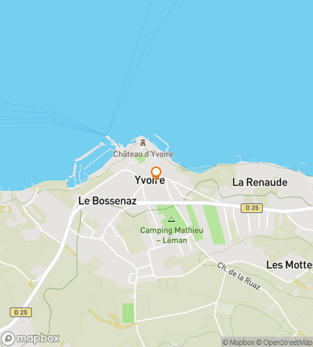 Carte de la visite guidée à pied pour Il était une fois : Portails d'Yvoire