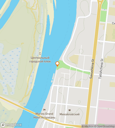 Karta över stadsvandring med skattjakt för Astrakhan Skattjakt