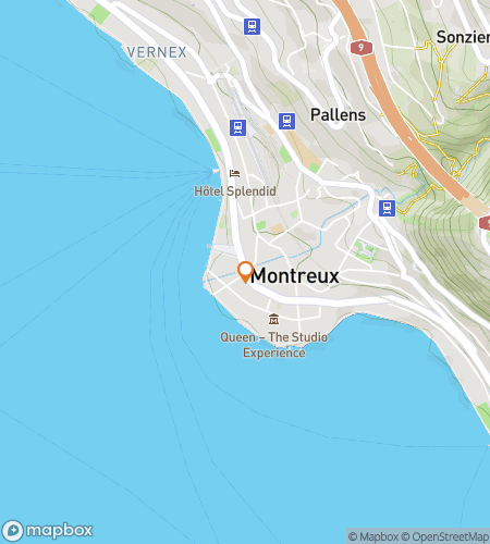 Map of scavenger hunt walking tour for Lakes, Legends & Lyrics: The Montreux Hunt