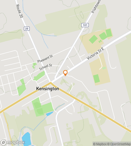 Карта пешеходного квеста — «Игривое преследование» по Кенсингтонскому П.Э.И.