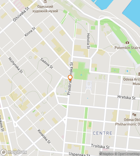 Map of scavenger hunt walking tour for Pearl of the Black Sea Hunt