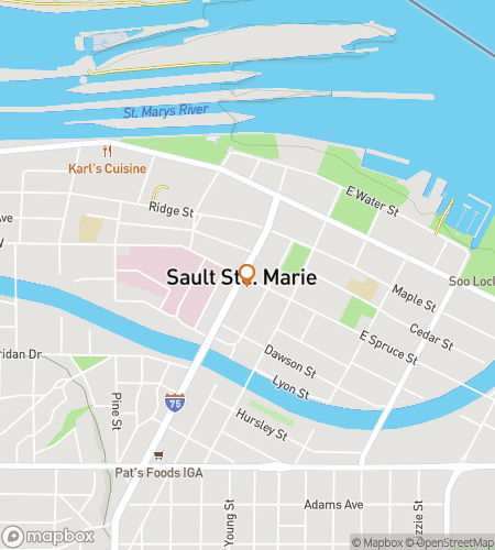 Map of scavenger hunt walking tour for Soo Much to Discover