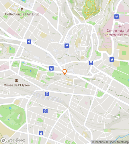 Map of scavenger hunt walking tour for Secrets by the Lake: The Lausanne Hunt