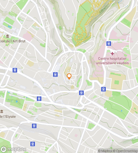 Χάρτης περιήγησης με τα πόδια για κυνήγι θησαυρού για Μυστικά δίπλα στη Λίμνη: Το Κυνήγι της Λωζάνης