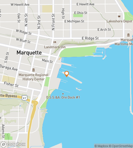 Karte der Schnitzeljagd-Wandertour f&uuml;r Marquette&comma; Ore You Ready&quest;