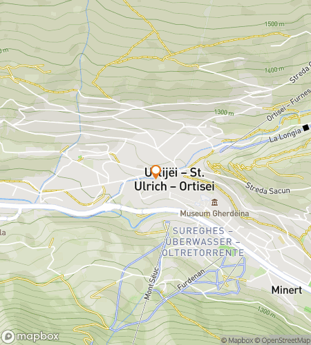 Map of scavenger hunt walking tour for Strolls, Spruce & Switchbacks Quest