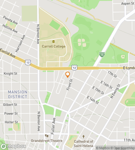 Mapa scavenger hunt procházky Chasing Pawprints: A Carroll College Hunt