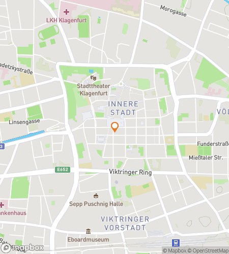 Map of scavenger hunt walking tour for The Empress, the Dragon, and the City of Fountains