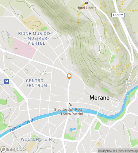 Map of scavenger hunt walking tour for Palms & Peaks Puzzle Walk