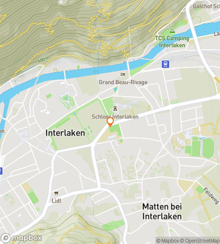 Map of scavenger hunt walking tour for Between Lakes & Legends: A Canton of Bern Hunt