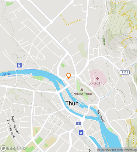 Map of scavenger hunt walking tour for Thun Lake Quest