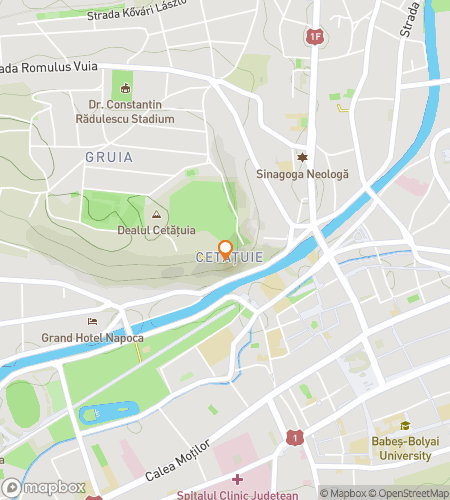 Map of scavenger hunt walking tour for Hidden Corners of Cluj