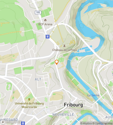 แผนที่ทัวร์เดินล่าสมบัติสำหรับ Bridges & Bells: The Fribourg Hunt