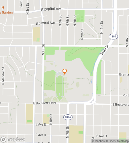 Térkép a Kincskereső Séta Túrához a Gyönyörű Bismarckban