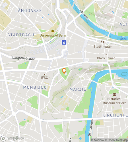 Map of scavenger hunt walking tour for The Great Bern-anza!