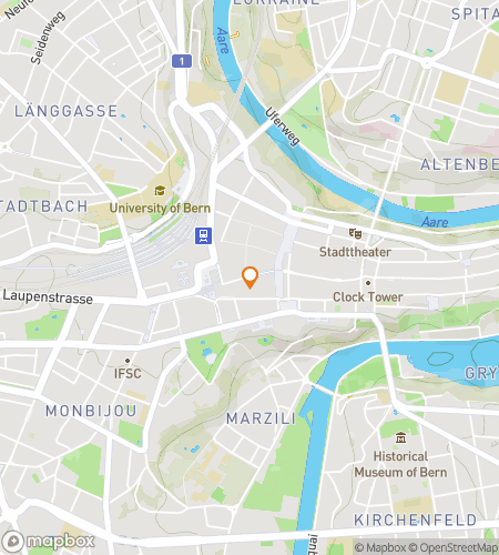 Map of scavenger hunt walking tour for Bern Bash!