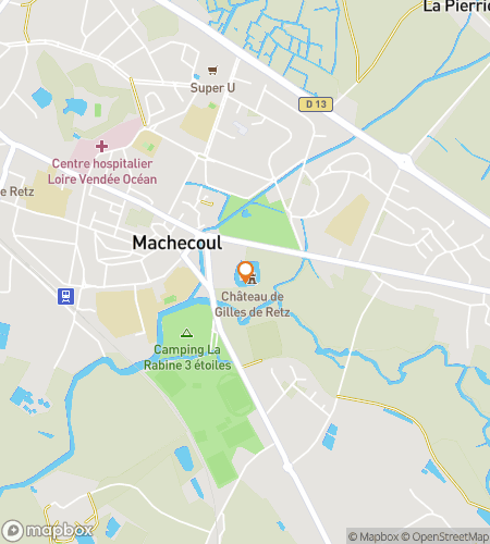 Map of scavenger hunt walking tour for From Dukes to Dunes: Discovering Machecoul