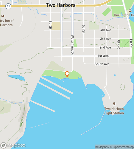 Map of scavenger hunt walking tour for Harbor Hoppin‘ Treasure Hunt