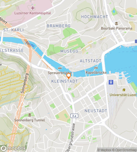 The Beauty in Luzerns Wonders için hazine avı yürüyüş turu haritası