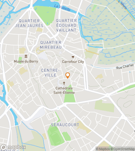 布尔日奇幻街道与隐藏的野兽寻宝徒步导览地图