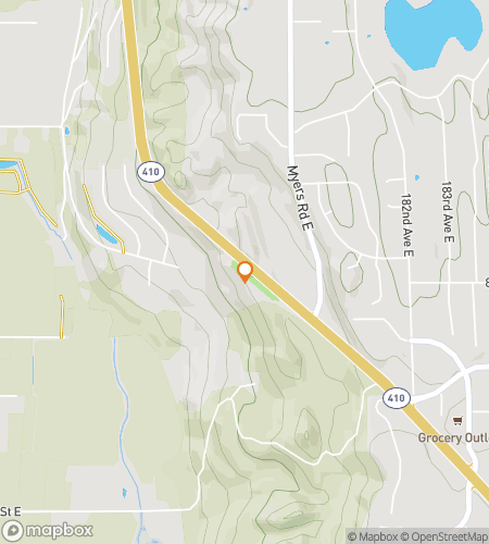 Map of scavenger hunt walking tour for Bonney Lake Scavenger Hunt