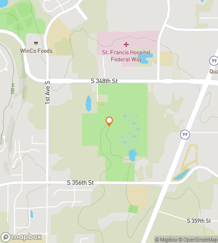 Map of scavenger hunt walking tour for Federal Way Scavenger Hunt