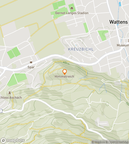 Mapa del recorrido a pie de búsqueda del tesoro para Joyas Ocultas de Wattens