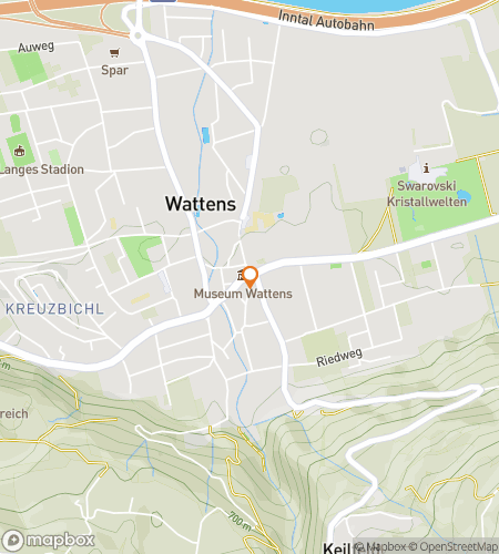 Map of scavenger hunt walking tour for Hidden Gems of Wattens