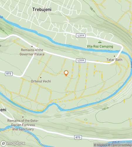 Map of scavenger hunt walking tour for Rock Around the Old Orhei Hunt