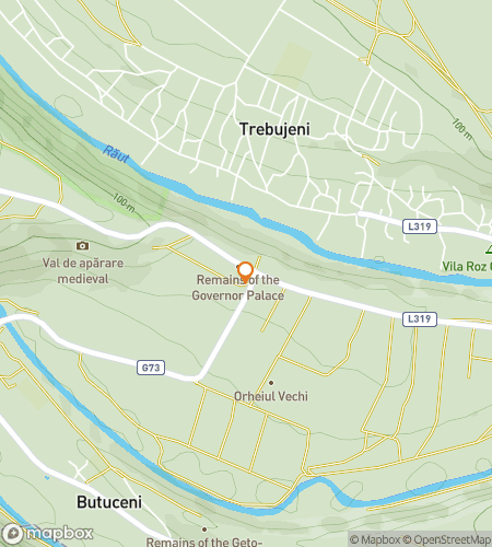 Map of scavenger hunt walking tour for The Stone Monastery: Tales of Ancient Orhei