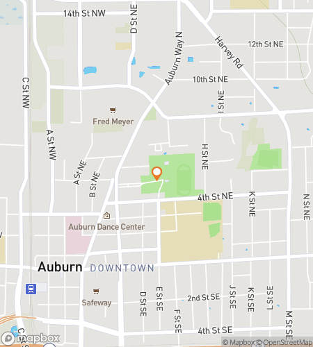 オーバーンでのスカベンジャーハント・ウォーキングツアーの地図。注&colon; 見逃せないオーバーン・ハント