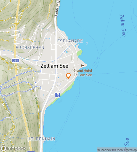 Map of scavenger hunt walking tour for Zell am See, Austria Civic Life & Quiet Corners Hunt