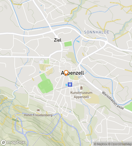 Appenzell Identit&aacute;s &eacute;s Kult&uacute;ra T&uacute;ra kincsvad&aacute;szat&aacute;nak t&eacute;rk&eacute;pe