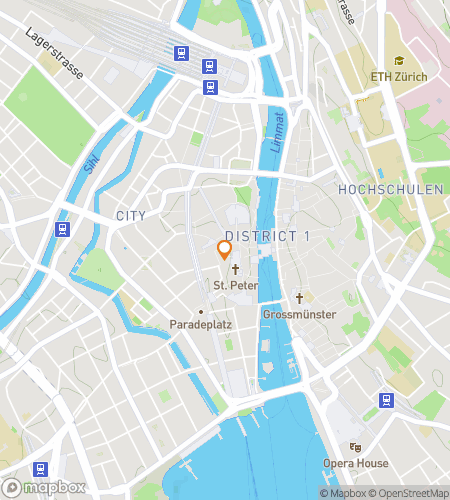 Map of scavenger hunt walking tour for Seefeld‘s Swanky Scavenger Sweep