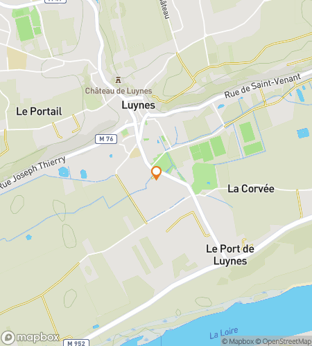 Карта пешеходного тура с поиском сокровищ для «Luynes Loot Hunt» по центру города