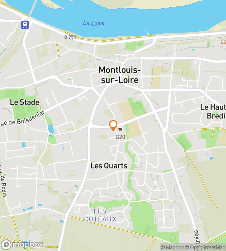 Map of scavenger hunt walking tour for Loire & Seek Adventure