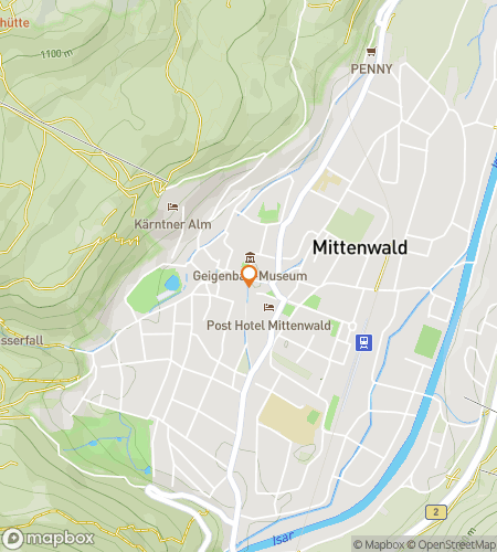 산의 멜로디 미텐발트 헌트 스캐빈저 헌트 워킹 투어 지도