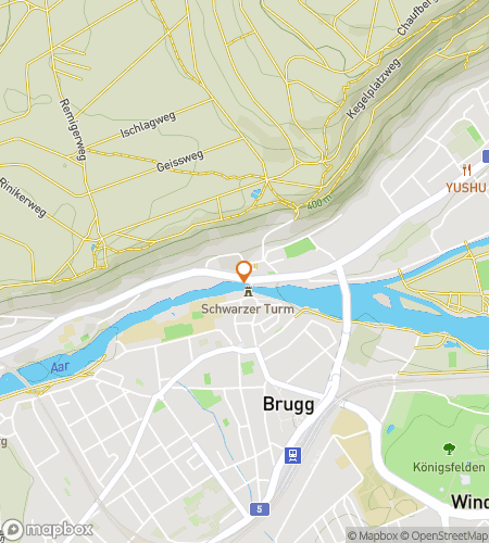 Map of scavenger hunt walking tour for Downtown Windisch Wonder Hunt