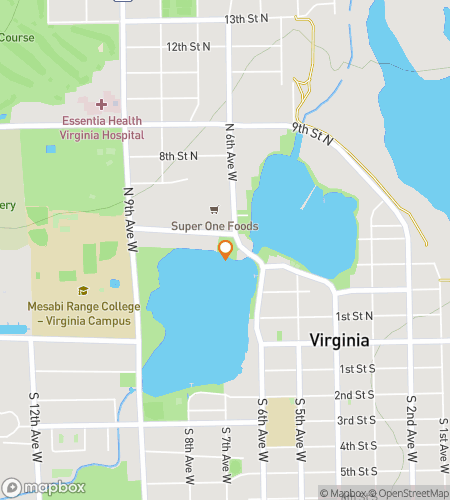 Map of scavenger hunt walking tour for Virginia‘s Venerable Voyage