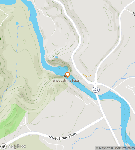 Map of scavenger hunt walking tour for No Qualms in Snoqualmie