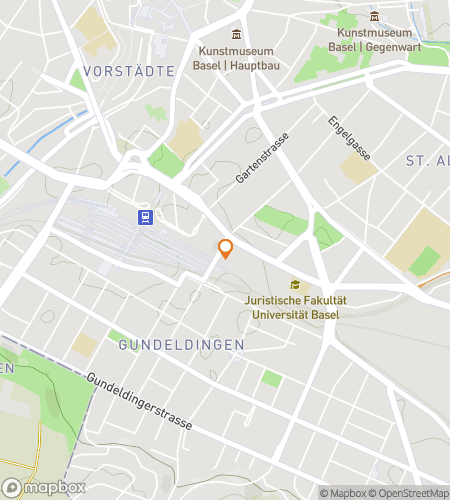 Carte de la visite à pied de chasse au trésor pour la Quête Aventure du centre-ville de Bâle