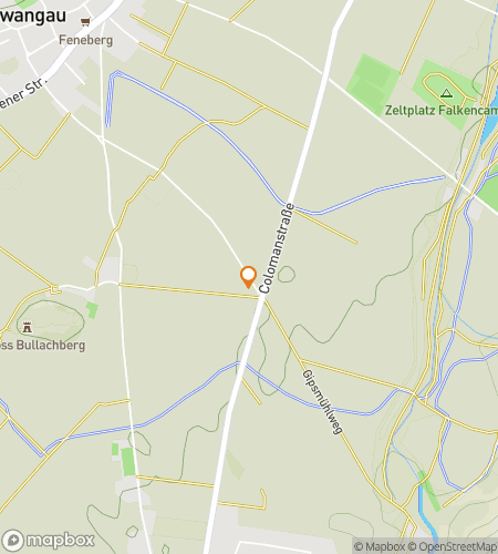 Map of scavenger hunt walking tour for Bavarian Legends: The Schwangau Quest