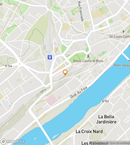 Map of scavenger hunt walking tour for The Blois Identity: Secrets of the Loire Unlocked