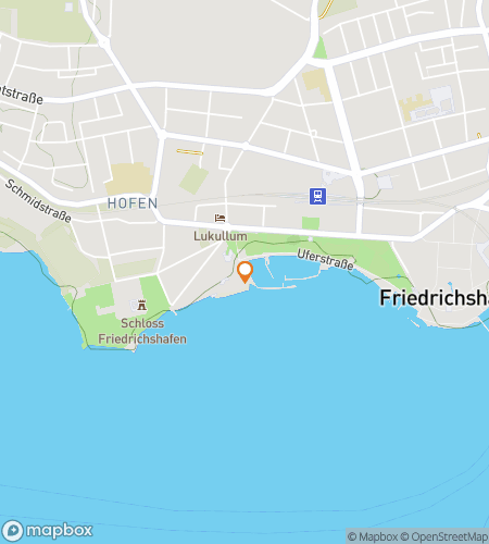 Map of scavenger hunt walking tour for From Harbor to Sky: A Friedrichshafen Hunt